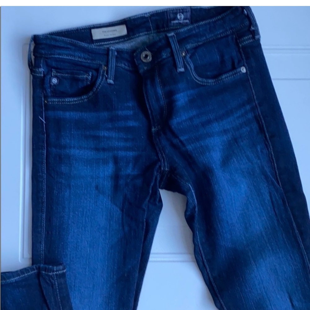 AG Adriano Goldschmied The Legging Super Skinny Dark Wash Jeans Size 26 - Picture 4 of 9